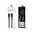 Cabo USB-C para USB-C Hrebos CB-373C — 100W, 1 metro, preto - Imagem 3