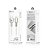 Cabo compatível iPhone Hrebos Metal Waves CB-251I Branco 1 Metro 27W - Imagem 3