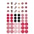 Aplique Decorativo Festa Red Minnie Mouse 54 Unidades Regina - Imagem 1