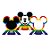 Decoração de Mesa Festa Mickey Arco-Íris - 06 unidades - Regina - - Imagem 3