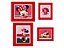 Quadro Decorativo Festa Minnie - 4 Unidades - Regina -  Festas - Imagem 1