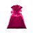 Saco Para Presente Metalizado Rosa 15x22cm - 50 unidades - Regina Festas - Rizzo - Imagem 1
