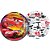 Prato Papel Redondo 18 Cm Disney Carros 12 Unidades - Regina - - Imagem 1