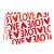 Papel de Seda - 49x69 - Love On Top Vermelho - 10 unidades - Cromus - Rizzo - Imagem 1