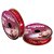 Fita de Cetim 15mm x 10m Feliz Páscoa Vermelha ECF003H Cor 445 - 1 unidade - Fitas Progresso - Rizzo - Imagem 3