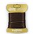 Fita em Cetim - Cor 340 Marrom- 10 m x 4 mm - 1 unidade - Fitas Progresso - Rizzo - Imagem 1