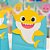 Sacola com Fechamento Baby Shark - 10 Unidades - Cromus - Rizzo Festas - Imagem 2