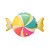 Balão Microfoil Balinha 3D- 1 unidade - 49cm (19'') - Balões São Roque - Rizzo - Imagem 1