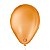 Balão de Festa 6,5" Basic - Laranja - 50 Unidades - Balões São Roque - Imagem 1