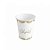 Copo de papel Celebrate Dourado Biodegradável - 10 unidades - 270 ml - Rizzo - Imagem 1