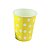 Copo papel Poa Amarelo Biodegradável - 10 unidades - 270 ml - Rizzo - Imagem 1