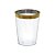 Copo água/refrigerante Borda Dourada - 4 unidades - 300 ml - Rizzo - Imagem 1