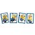 Quadros Decorativos - Festa Minions 2 - 4 unidades - Festcolor - Rizzo - Imagem 1