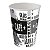 Copo de Papel 200ml Preto e Branco - 25 unidades - Food Service Festcolor - Rizzo Embalagens - Imagem 1