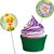 Pick p/ Docinhos Festa Fadas Disney - 8 unidades - Festcolor - Rizzo Festas - Imagem 1