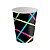 Copo de Papel Festa Neon 180ml - 8 unidades - Festcolor - Rizzo Festas - Imagem 1