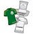 Convite Festa Palmeiras - 11,5cm x 8cm - 08 unidades - Festcolor - Rizzo Festas - Imagem 1