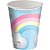 Copo de Papel 200ml Festa Chuva de Amor - 8 unidades - Festcolor -  Festas - Imagem 1