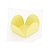 Forminha Para Doces 4 Pétalas Live Colors - Amarelo Candy - 40 unidades - Junco - Rizzo - Imagem 1
