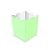 Cachepot Live Colors - Verde Candy - 08 unidades - Junco - Rizzo - Imagem 1
