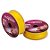 Fita de Voal com Cetim VCE005 22mmx10m Cor 763 Amarelo Gema - 1 unidade - Fitas Progresso - Rizzo - Imagem 1