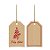 Tag Decorativa Para Presentes - Louvre - Cromus Natal - 12 unidades - Rizzo - Imagem 2