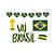 Kit Adesivo para Decoração de Vitrine -  Brasil Copa 2022 - 1 unidade - Cromus - Imagem 1