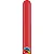 Balão de Festa Canudo - Ruby Red (Vermelho Rubi) - 160" - Qualatex - Rizzo - Imagem 1