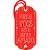 Decor Home Tag "Sorria, você está sendo amado" - DHT2-067 - 1 unidade - Litoarte - Rizzo - Imagem 1
