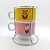 Kit Xicaras Empilhadas Bob Esponja - 2 unidades - Zona Criativa - Rizzo - Imagem 1