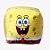 Almofada Cubo Bob Esponja - 1 unidade - Zona Criativa - Rizzo - Imagem 1