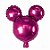 Balão de Festa Metalizado 65'' 60 - Simbolo Mickey Mouse Rosa - 1 unidade - Rizzo - Imagem 1