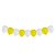 Faixa Decorativa - Balão 3D - Branco/Amarelo - 3,60 m - 1 unidade - Cromus - Rizzo - Imagem 1