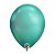 Balão de Festa Látex Liso Chrome - Green (Verde) - Qualatex - Rizzo - Imagem 1