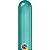 Balão de Festa Canudo - Green Chrome (Verde) 260" - 100 unidades - Qualatex - Rizzo - Imagem 1