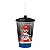 Copo com Tampa e Canudo Festa Mario Kart 500ml - Cromus -  Festas - Imagem 1