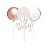 Kit Topo de Bolo com Balão - Festa OH Baby Girl - 01 unidade - Cromus - Rizzo - Imagem 1