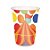 Copo de Papel 240mL - Circo - 8 unidades - Cromus - Rizzo - Imagem 1