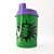 Copo Infantil Anti-Vazamento 240 mL - Soquinho Esmaga - Verde e Roxo - 1 unidade - Rizzo - Imagem 1