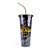 Copo de Acrílico C/ Canudo e Gelo Batman - 600ml - DC Original - 01 Un - - Imagem 1