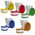 Kit Copo Sanfonado Retratil  - Sortido - 150ml - 06 unidades - Plast'Sandri - Rizzo - Imagem 1