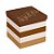 Caixa Surpresa Ovo em Pé 350g Tons de Chocolate 18,5x18,5x18,5cm - 01 Unidade - Cromus - - Imagem 1
