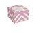 Caixa Surpresa para Doces Lembrancinha Padrão Chevron Rosa (listras losango) - 1 unidade - Cromus - Rizzo - Imagem 1