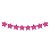Faixa Decorativa - Estrela 3D - Pink - 3,60 m - 1 unidade - Cromus - Rizzo - Imagem 1