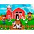 Painel Grande TNT Fazendinha Animais e Fazendeiros - 1,40x1,03 - 1 unidade - Piffer - Rizzo - Imagem 1