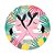 Painel Decorativo - Festa Tropical Flamingo - 01 unidade - Cromus - Rizzo - Imagem 1