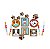 Kit Painel Desconstruido Festa Cachorrinhos - Cromus - Rizzo Festas - Imagem 1