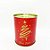 Lata Para Mini Panetone Boas Festas Noel Carmin - 11cm x 9,1cm - 1 unidade - Cromus - Rizzo - Imagem 1
