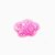 Aplique Nuvem Rosa com Glitter - 2 unidades - Rizzo - Imagem 1