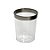 Mini Copo Descartável de Luxo Prata 60mL - 12 Unidades - Cromus - - Imagem 1